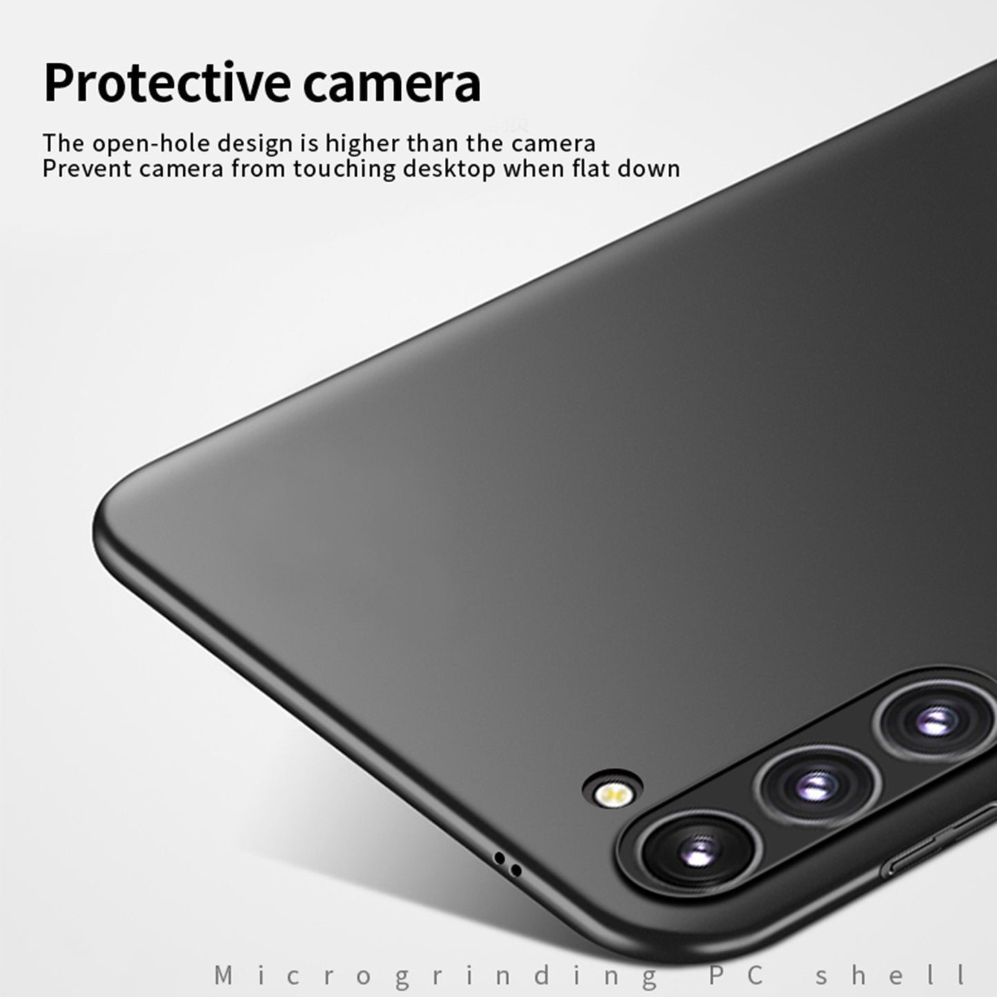 MOFI JK PC Series-1 Shield For Samsung Galaxy S24+ Case PC Phone Shell Shockproof Phone Cover - Black