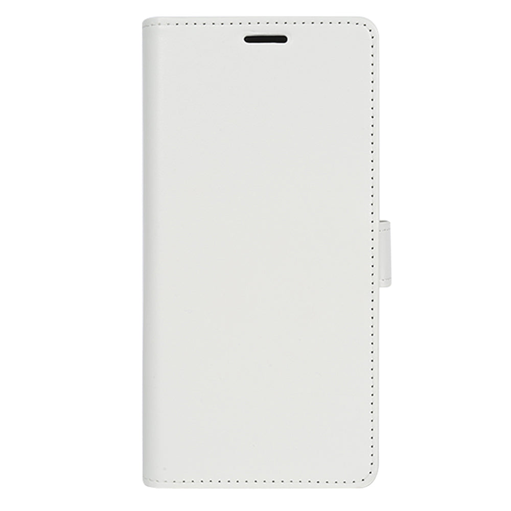For Samsung Galaxy S24 Ultra Case Crazy Horse Texture Wallet Phone Case PU Leather Flip Cover - White