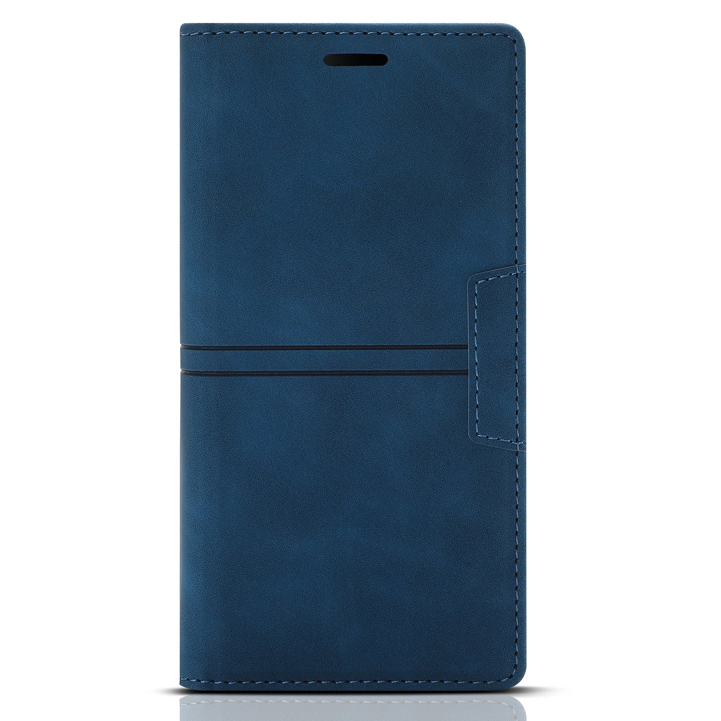 For Samsung Galaxy S24+ Case Wallet PU Leather Stand Phone Cover - Blue