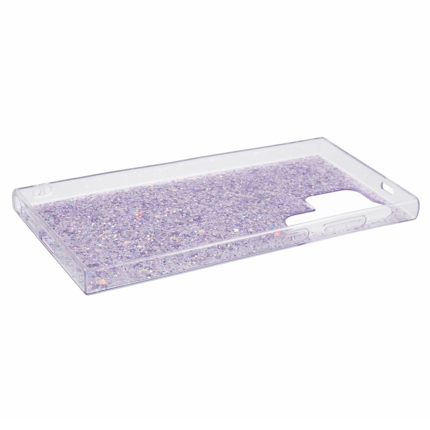 For Samsung Galaxy S24 Ultra Case Shiny Glitter Sequins Soft TPU Phone Cover - Purple