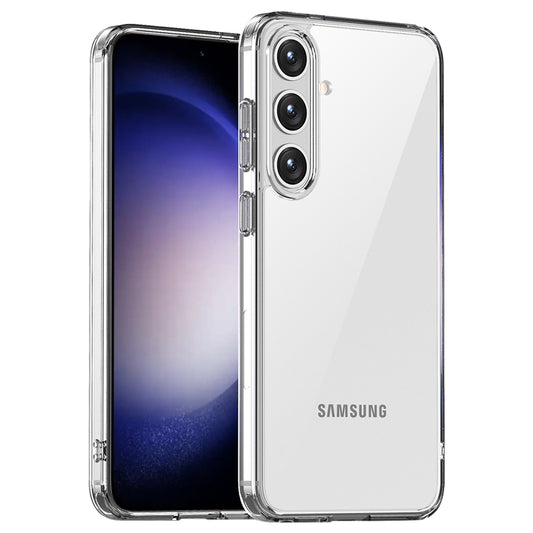 Aurora Series For Samsung Galaxy S24+ Case TPU+PC Crystal Clear Phone Back Protector - Transparent