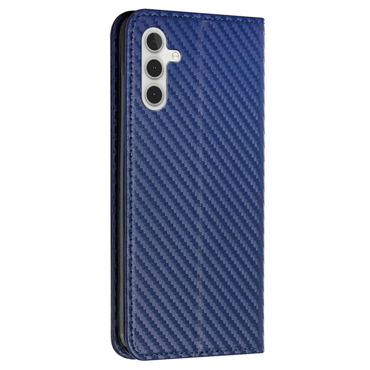 For Samsung Galaxy A05s 4G Case Leather Wallet Magnetic Absorption Cover - Blue