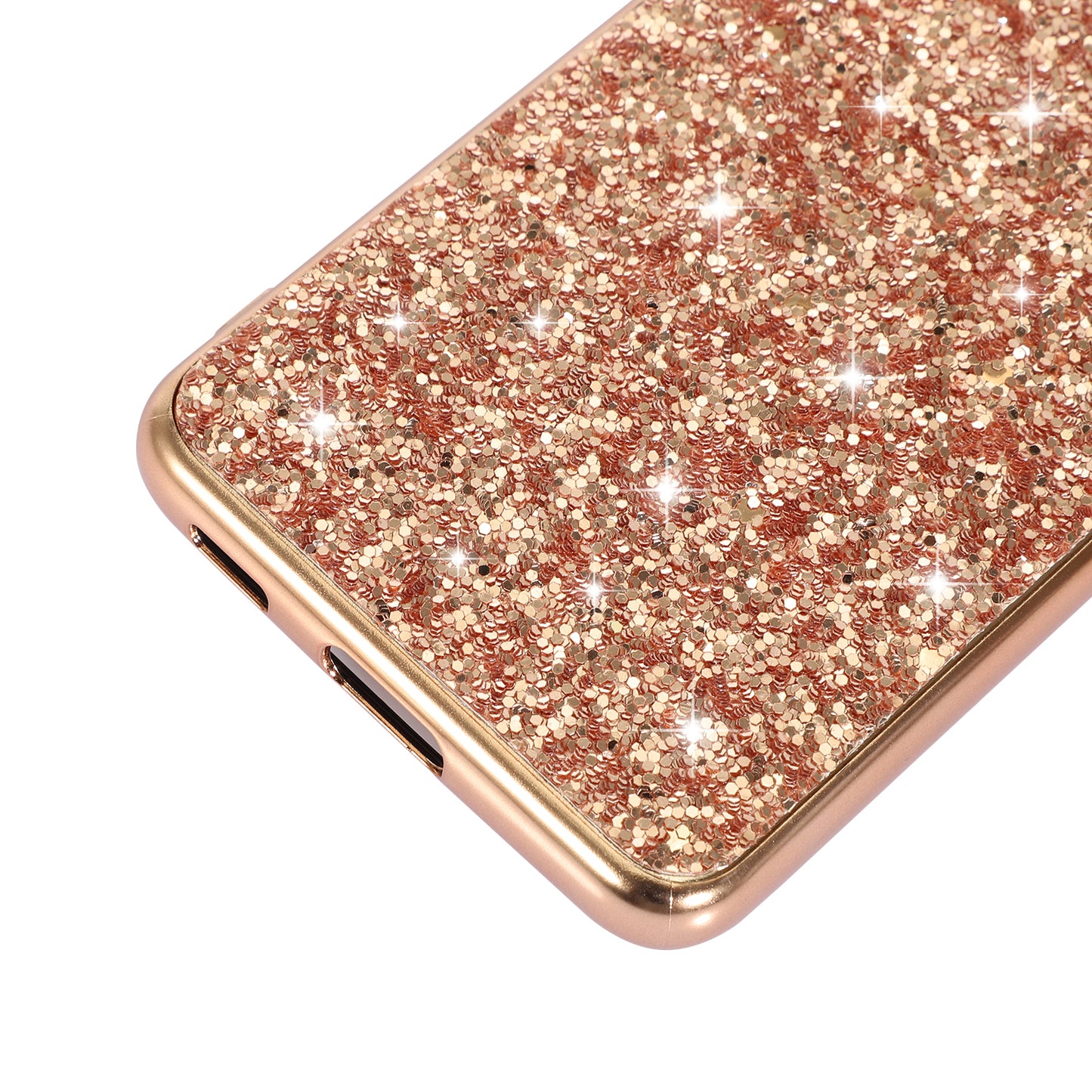 For Samsung Galaxy S24 Case Electroplating TPU Frame + PC Back Smartphone Cover - Silver