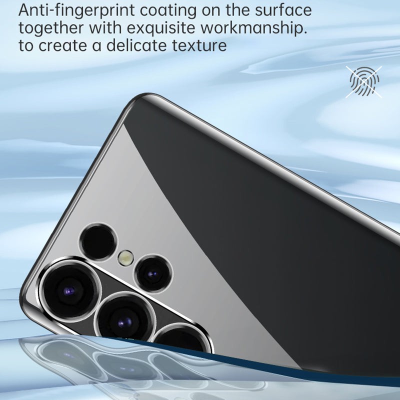 SULADA For Samsung Galaxy S24 Ultra Case Ultra-Thin Electroplated Clear Phone Cover - Titanium Grey