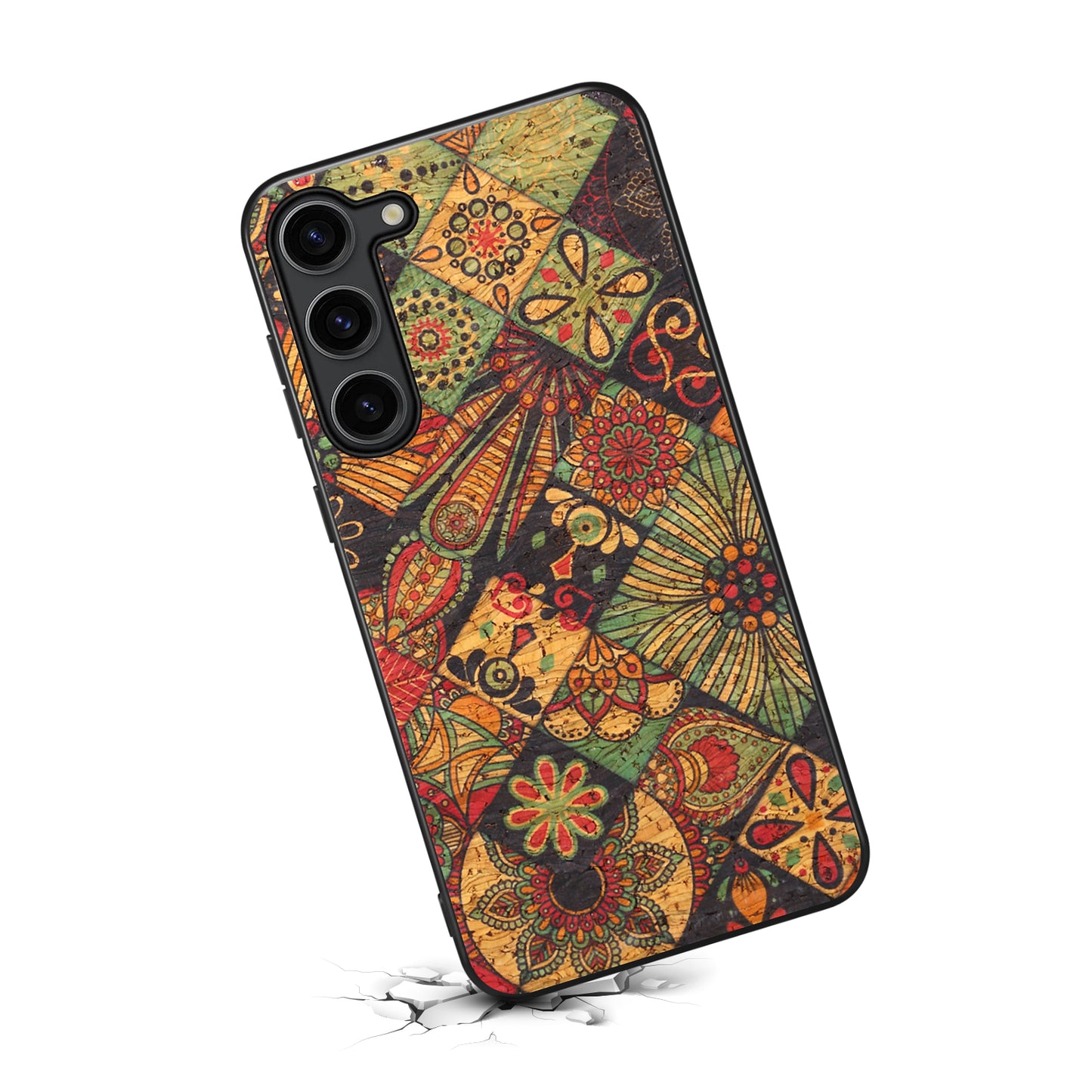 For Samsung Galaxy S24 Floral Series Phone Case Protective Phone Cover - Autumn / Yellow