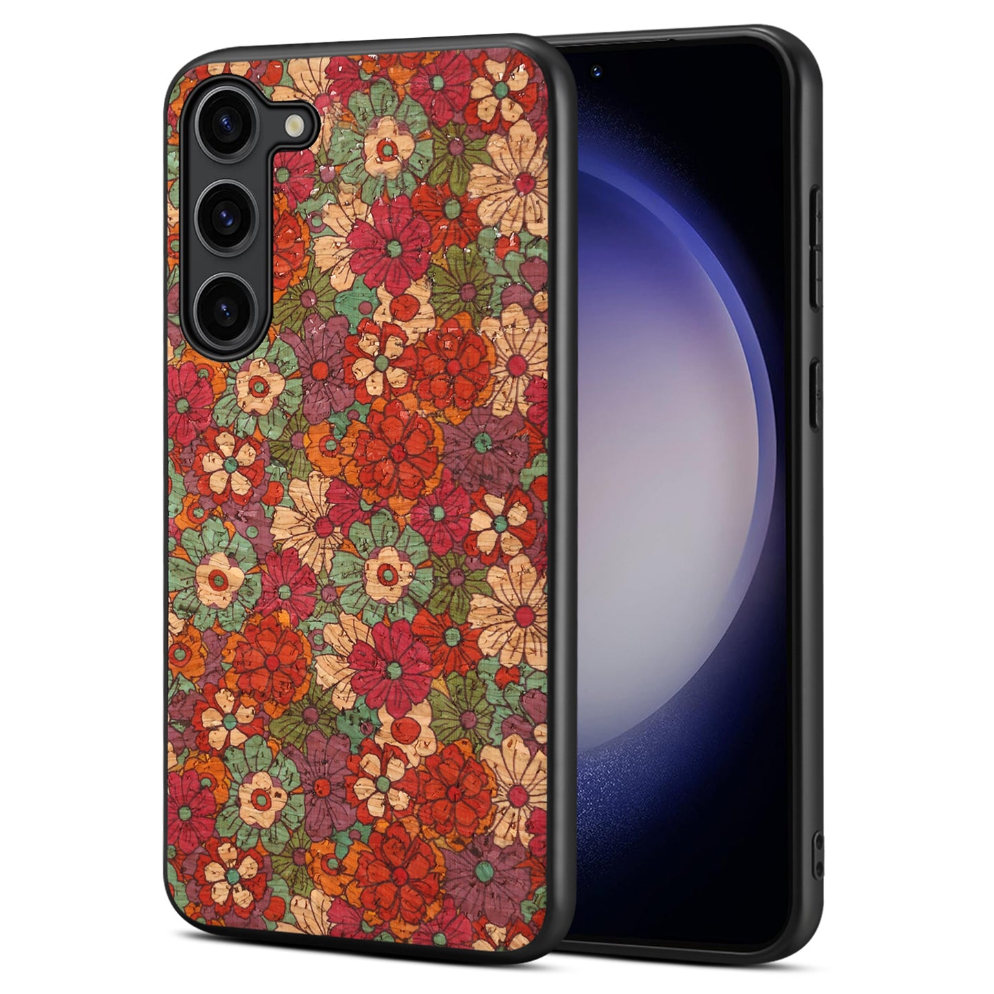 For Samsung Galaxy S24+ Phone Case Four Seasons Floral Elegance - Summer / Red