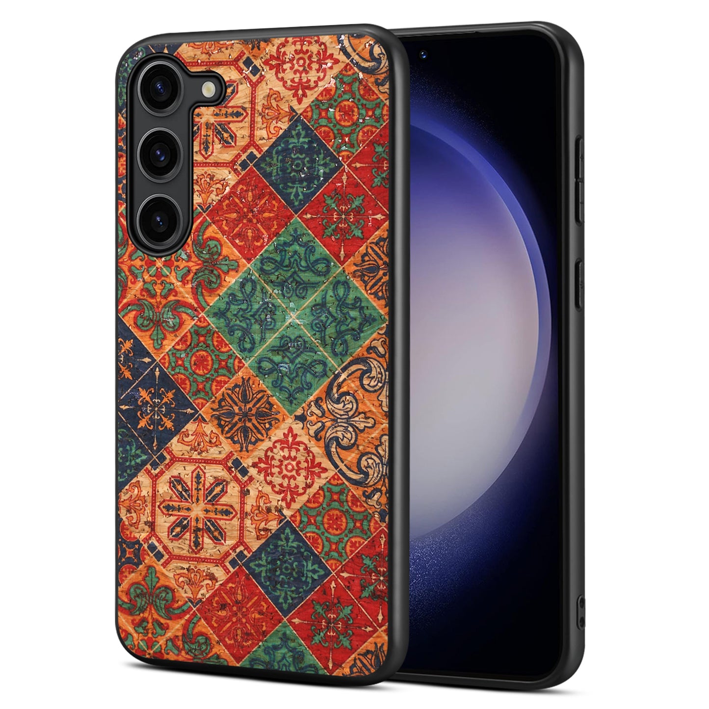 For Samsung Galaxy S24+ Phone Case Four Seasons Floral Elegance - Winter / Blue