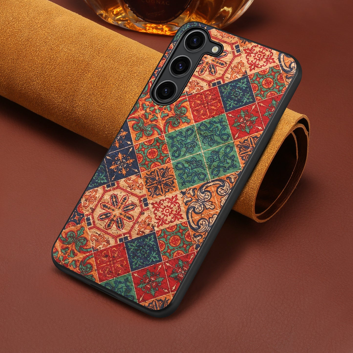 For Samsung Galaxy S24+ Phone Case Four Seasons Floral Elegance - Winter / Blue