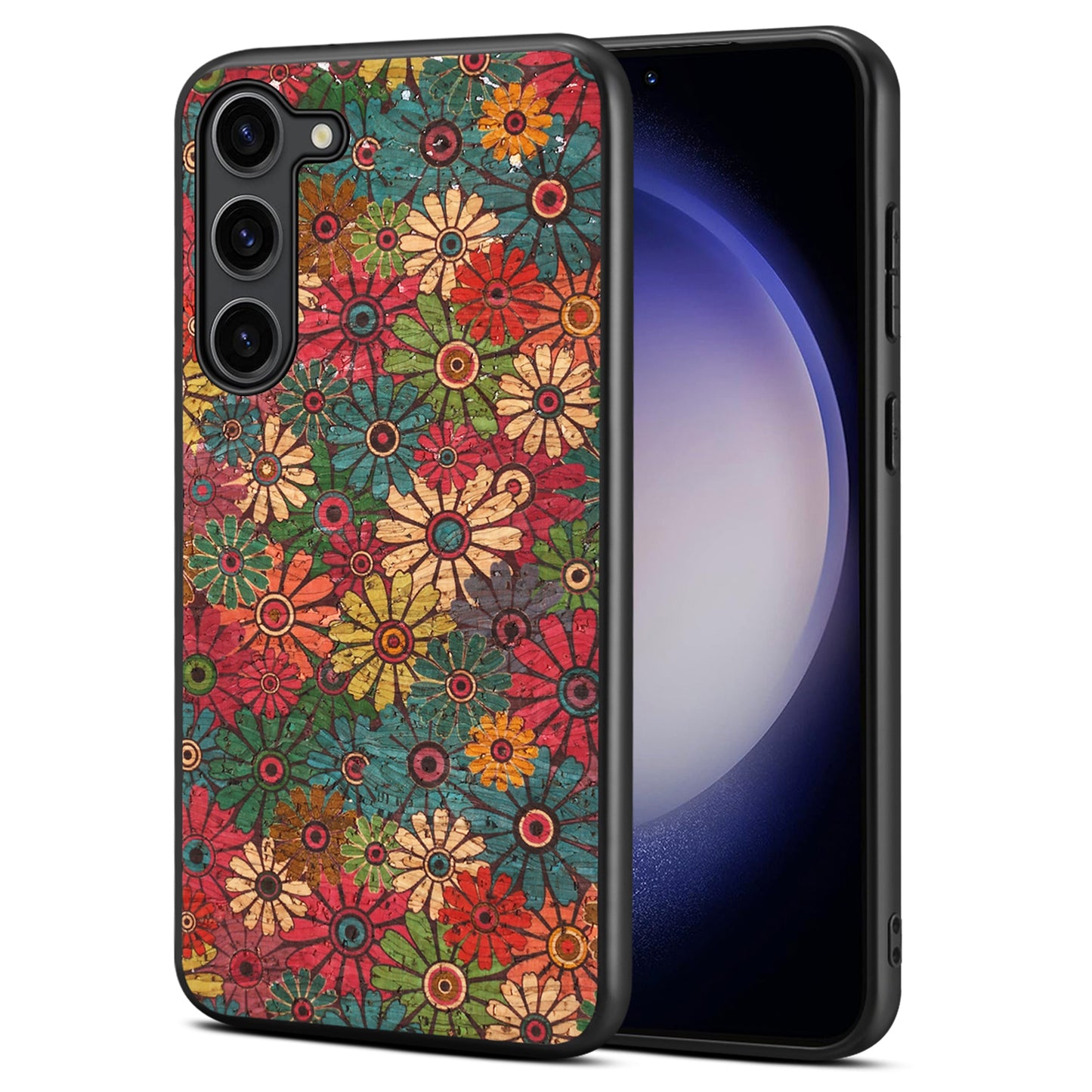 For Samsung Galaxy S24+ Phone Case Four Seasons Floral Elegance - Spring / Green