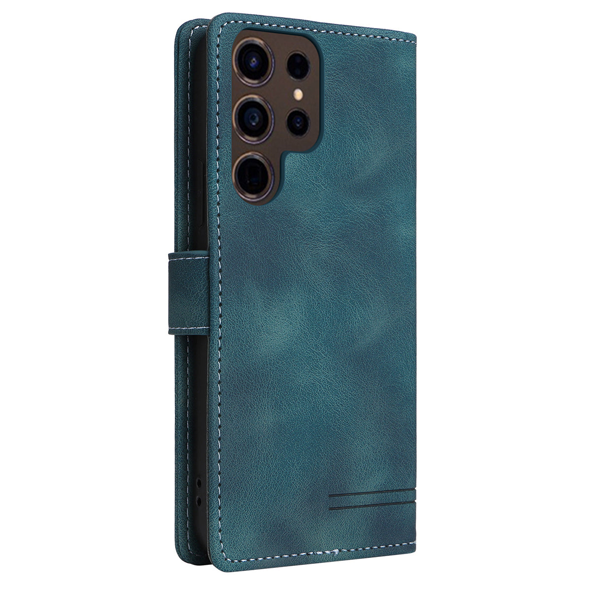 007 Series For Samsung Galaxy S24 Ultra Magnetic Phone Case Skin-touch Anti-scratch Cover - Green