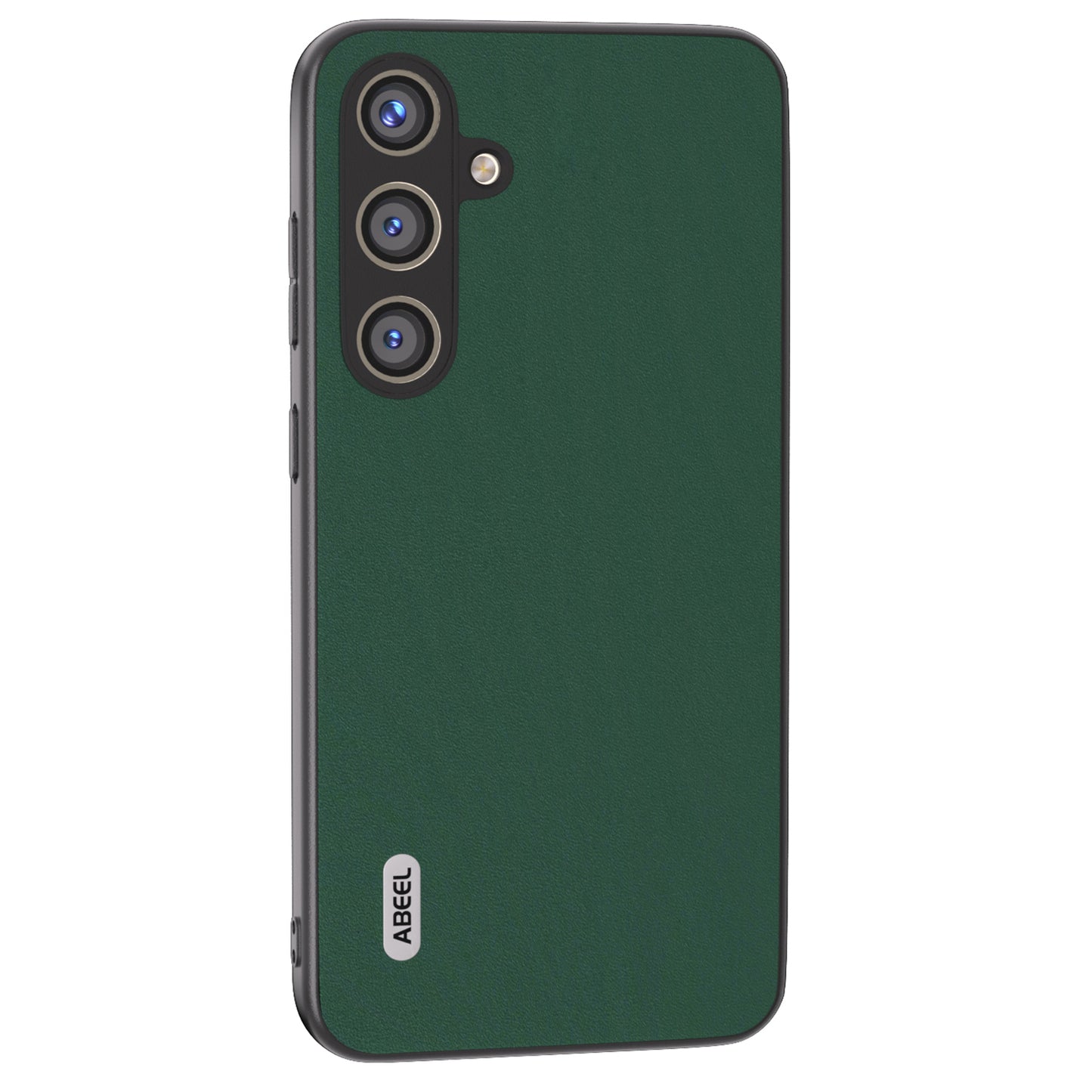 ABEEL For Samsung Galaxy S24 Silky Smooth Genuine Cow Leather Case - Green