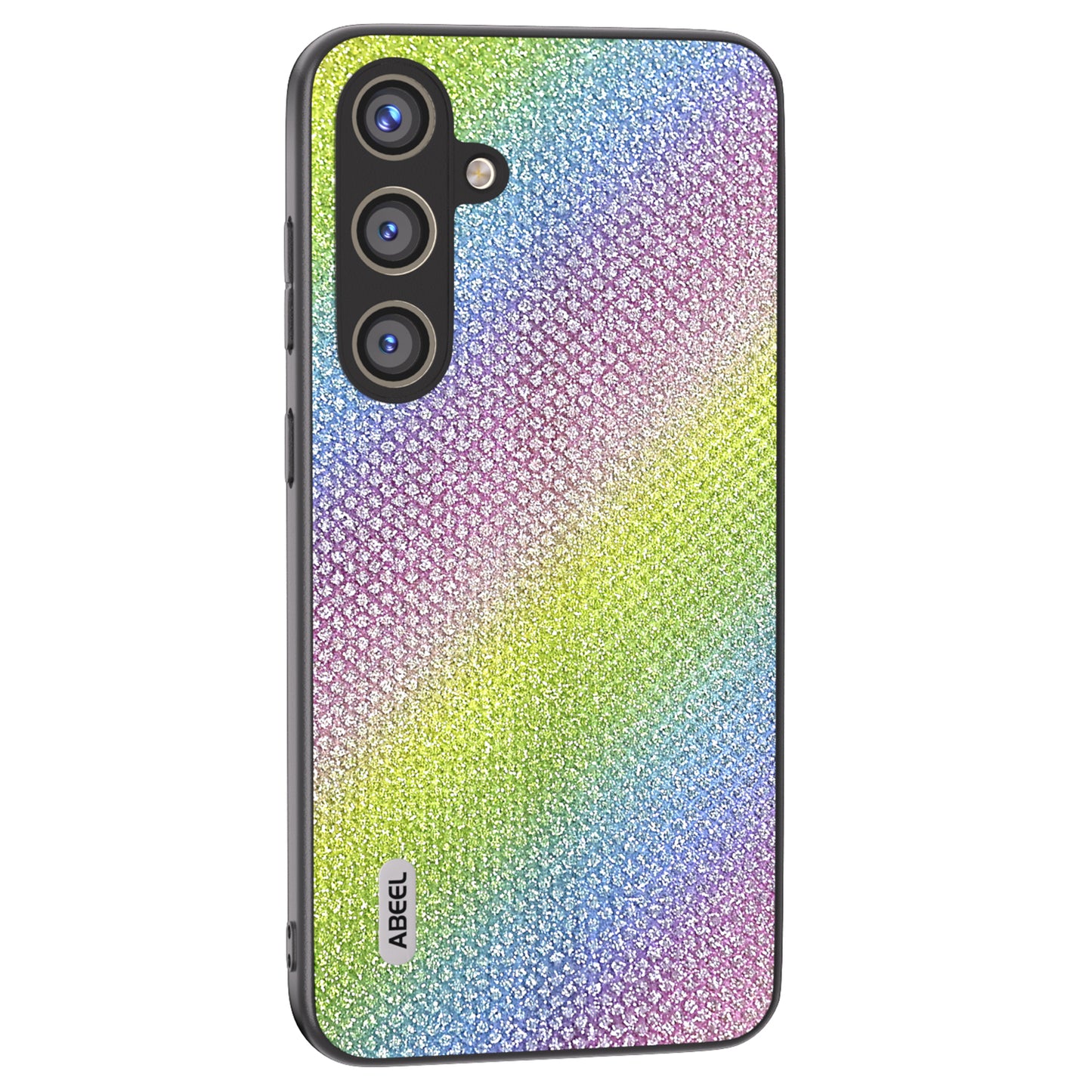 ABEEL For Samsung Galaxy S24 Rhinestone Texture Glitter Leather Skin Case - Multi-color