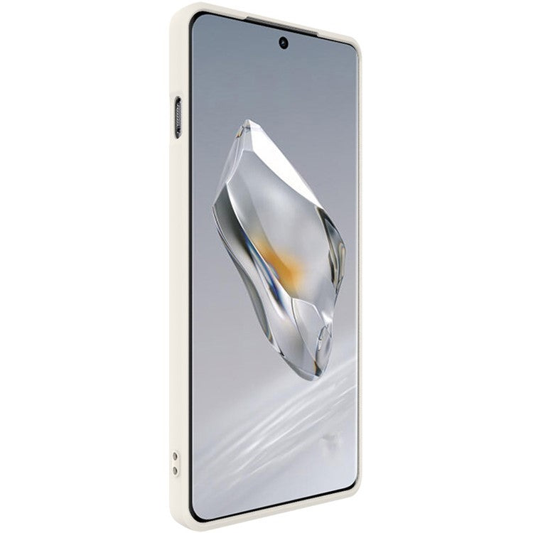 IMAK UC-4 Series for OnePlus 12 5G Cell Phone Case Drop-resistant Straight Edge Protective Cover - White