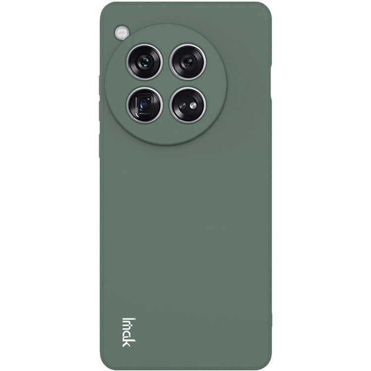 IMAK UC-4 Series for OnePlus 12 5G Cell Phone Case Drop-resistant Straight Edge Protective Cover - Midnight Green