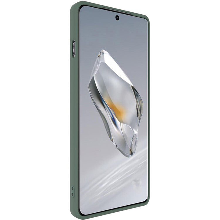 IMAK UC-4 Series for OnePlus 12 5G Cell Phone Case Drop-resistant Straight Edge Protective Cover - Midnight Green