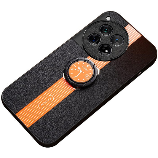 KADEM For OnePlus 12 5G Cover Electroplating Watch Pattern Cell Phone Cases - Orange