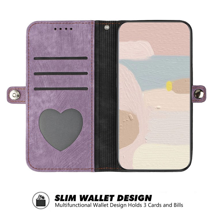 YX0020 For OnePlus 12 5G Leather Wallet Phone Case Side Magnetic Button - Purple