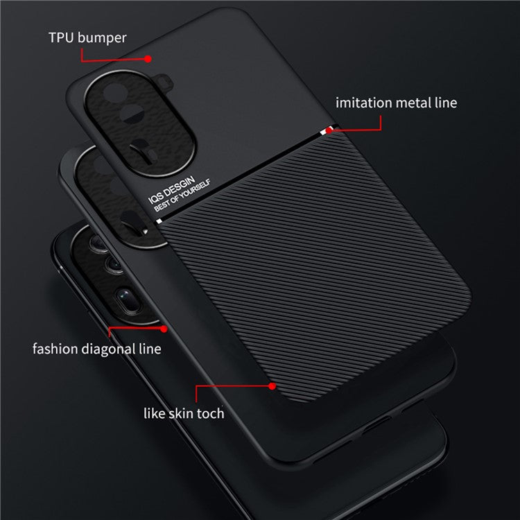 Phone Cover for Oppo Reno11 5G (Global) Back Case Works with Magnetic Car Mount - Green