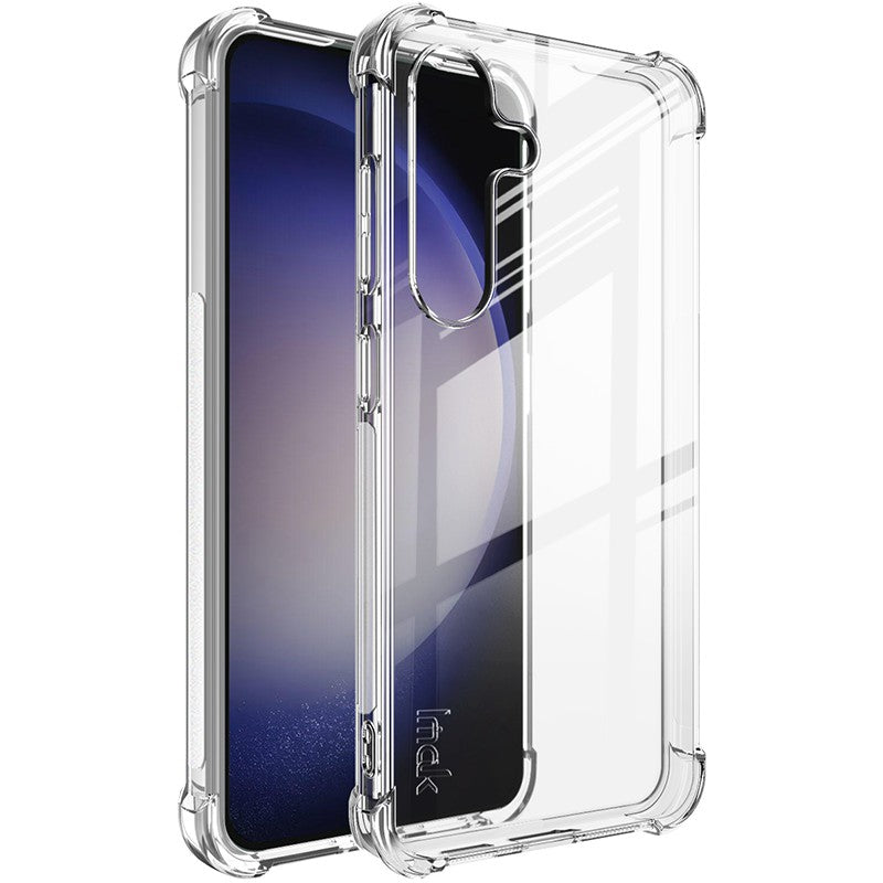 IMAK For Samsung Galaxy S24+ Anti-Scratch Case TPU Phone Cover - Transparent