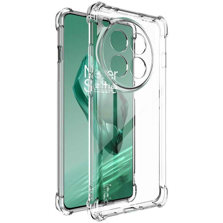 IMAK For OnePlus 12 5G HD Clear Case TPU Phone Back Cover - Transparent