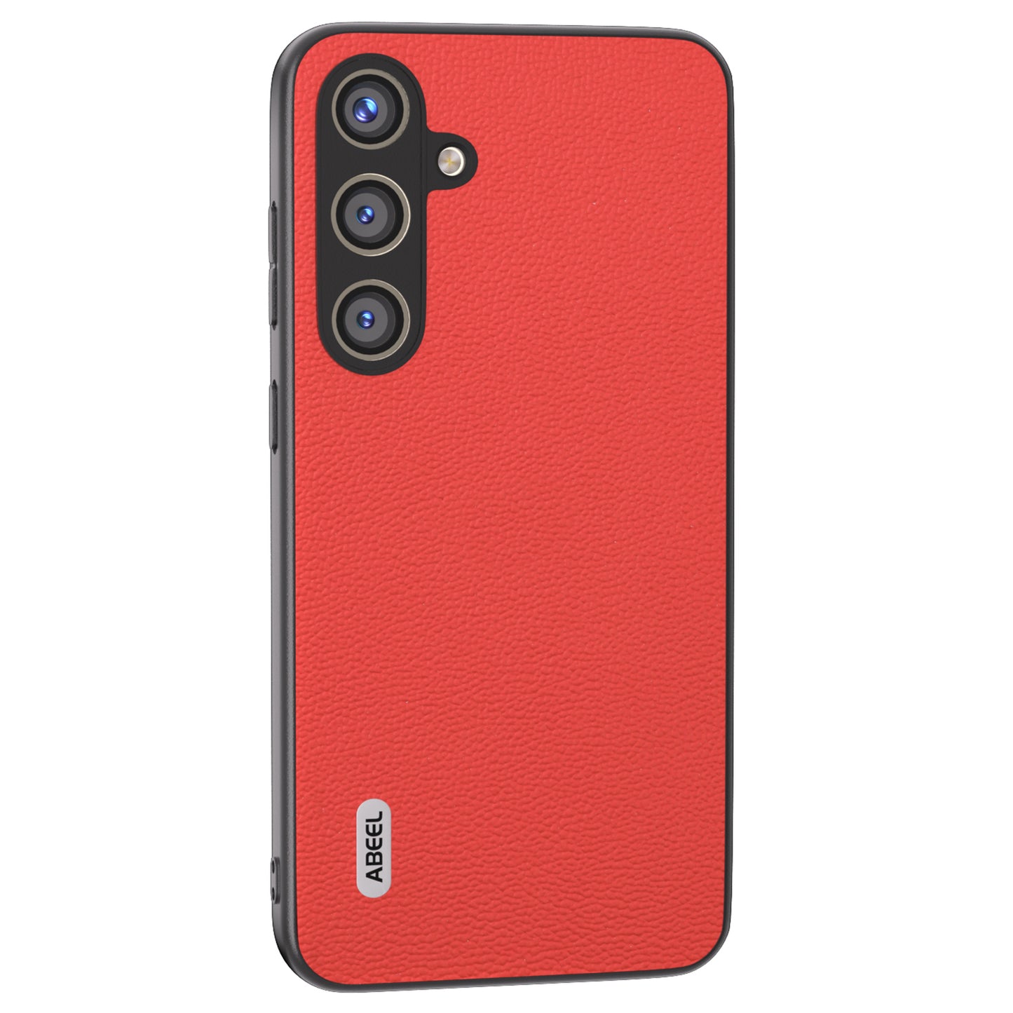 ABEEL For Samsung Galaxy S24 Back Protective Case Litchi Texture Phone Cover - Red
