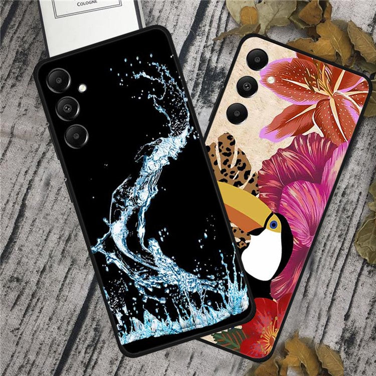 For Samsung Galaxy A05s 4G Soft TPU Case Phone Protective Cover Pattern Printing - Sketch Girl