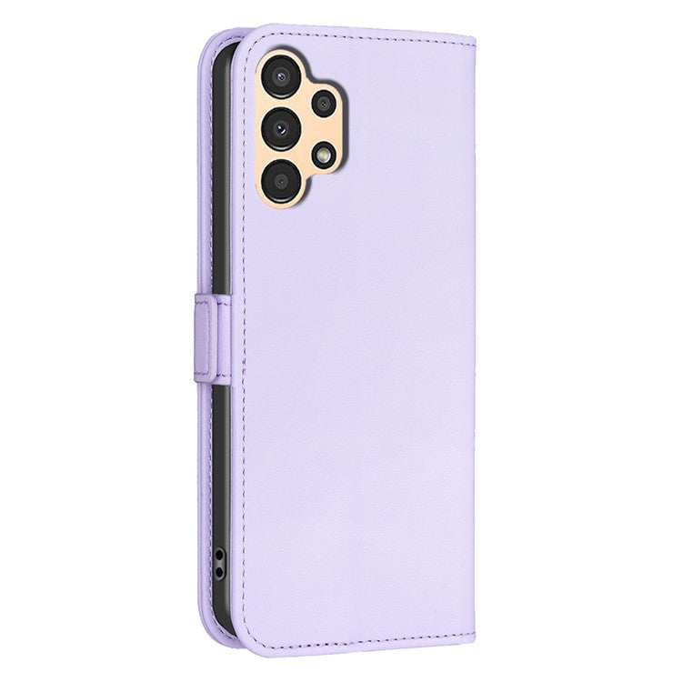 BINFEN COLOR BF31 For Samsung Galaxy A13 5G / A13 4G Magnetic Phone Case Leather Stand Card Slots Cover - Purple