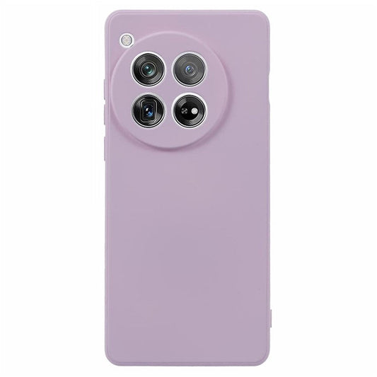 For OnePlus 12 5G Case Anti-Scratch Soft Fiber Lining TPU Phone Cover - Purple