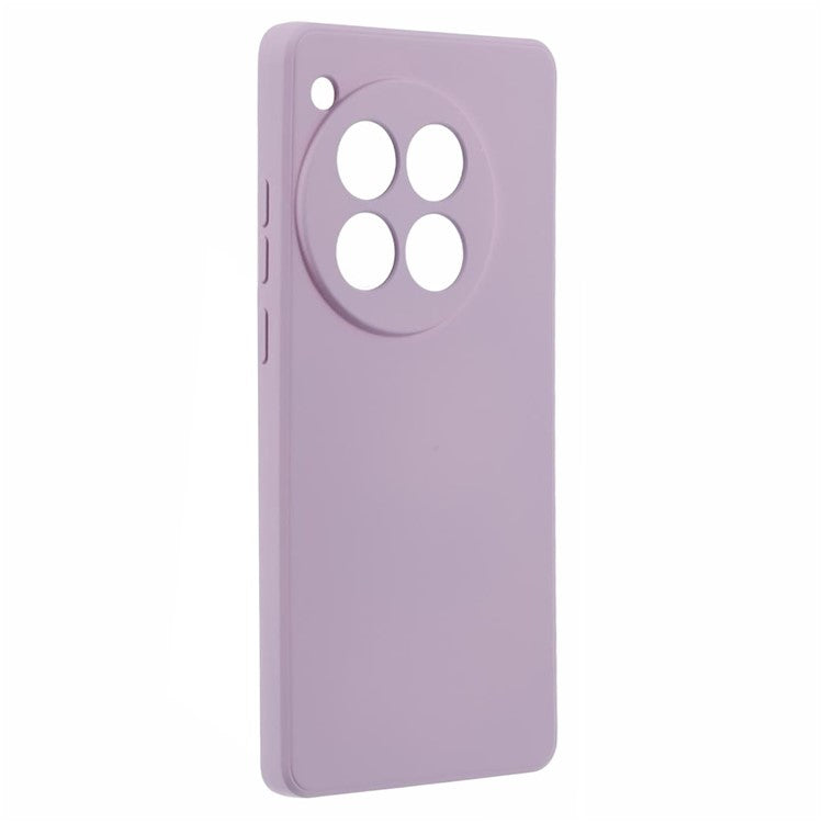 For OnePlus 12 5G Case Anti-Scratch Soft Fiber Lining TPU Phone Cover - Purple