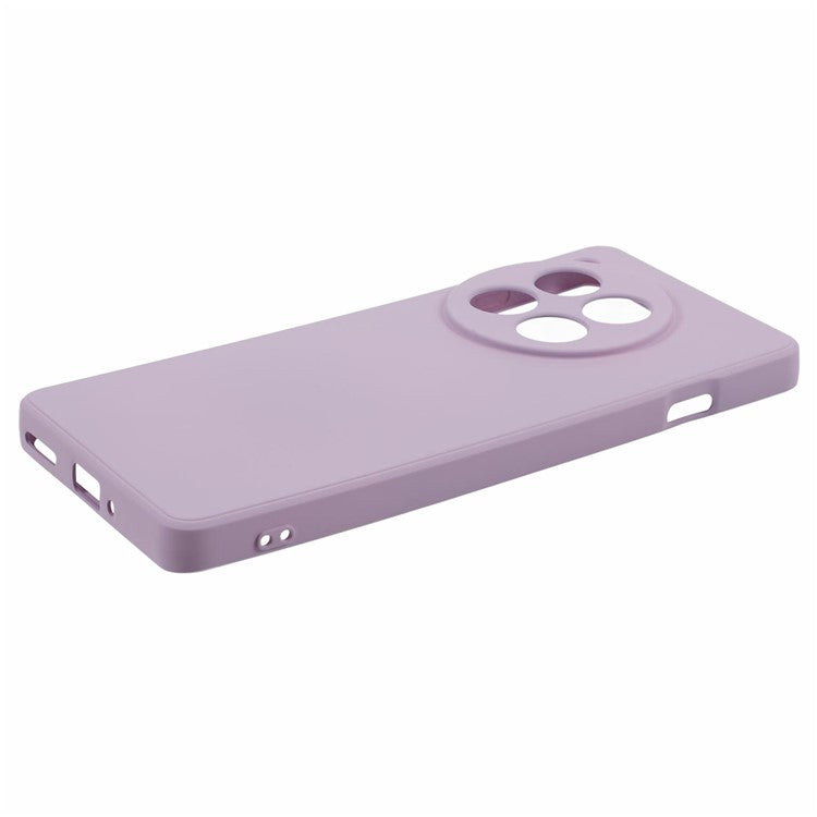 For OnePlus 12 5G Case Anti-Scratch Soft Fiber Lining TPU Phone Cover - Purple