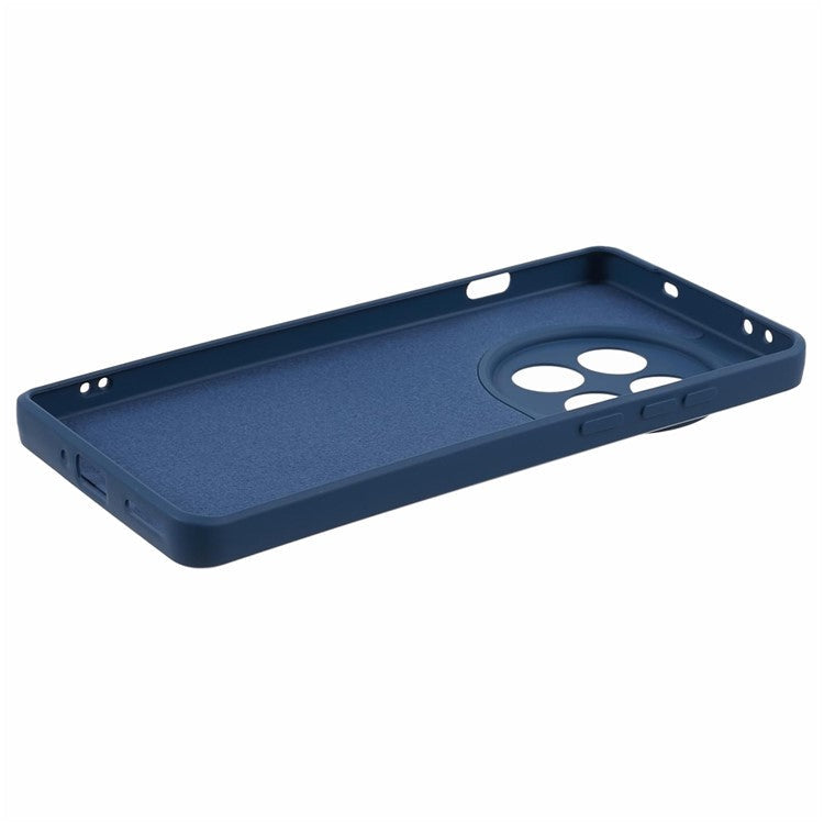 For OnePlus 12 5G Case Anti-Scratch Soft Fiber Lining TPU Phone Cover - Sapphire