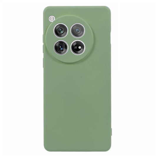 For OnePlus 12 5G Case Anti-Scratch Soft Fiber Lining TPU Phone Cover - Green