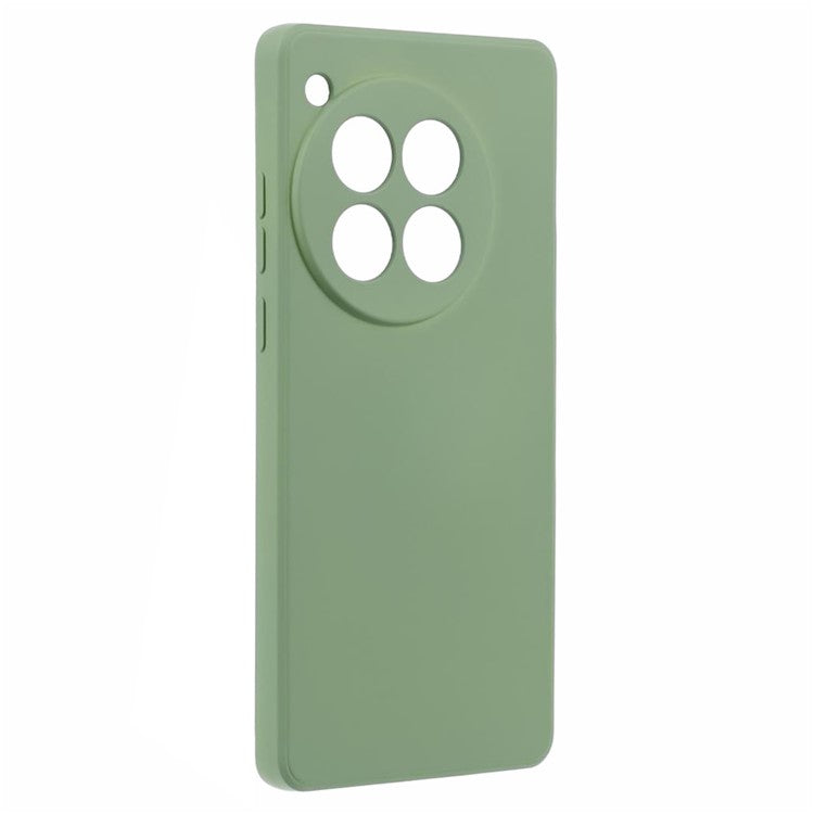 For OnePlus 12 5G Case Anti-Scratch Soft Fiber Lining TPU Phone Cover - Green