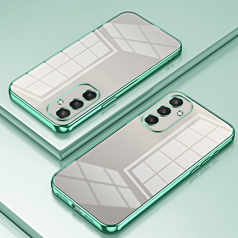 For Samsung Galaxy S24+ Case Electroplated Anti-Drop TPU Phone Protector - Green
