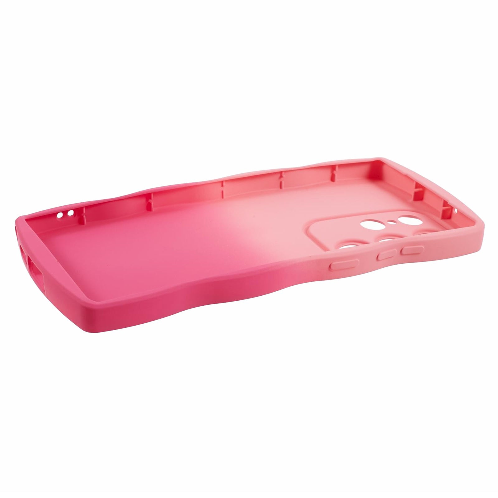JTW Series for Samsung Galaxy S24 Ultra Wavy Edge TPU Case Dual-Side Rubberized - Pink+Rose