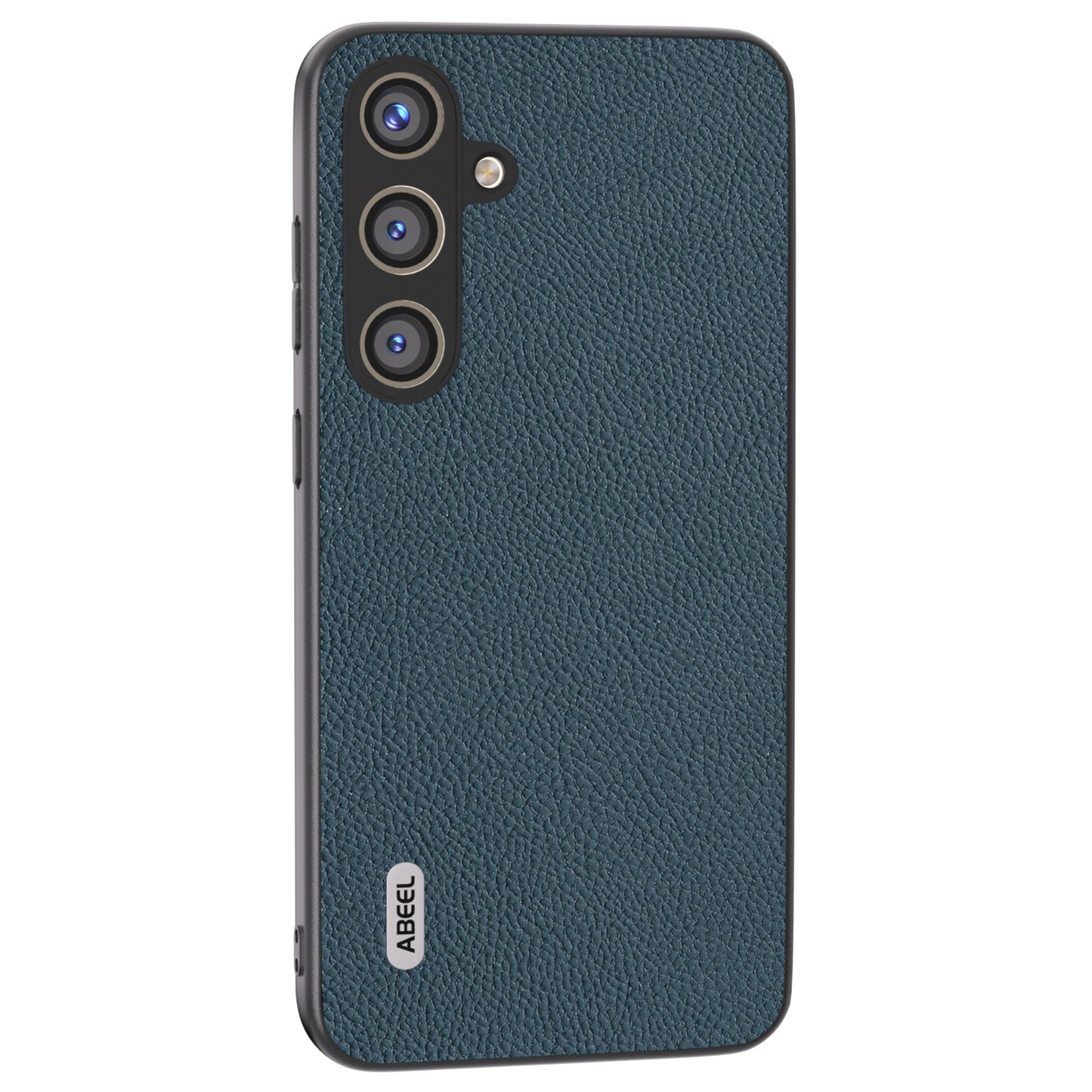 ABEEL For Samsung Galaxy S24+ Phone Case Litchi Texture Cowhide Leather Back Cover - Green