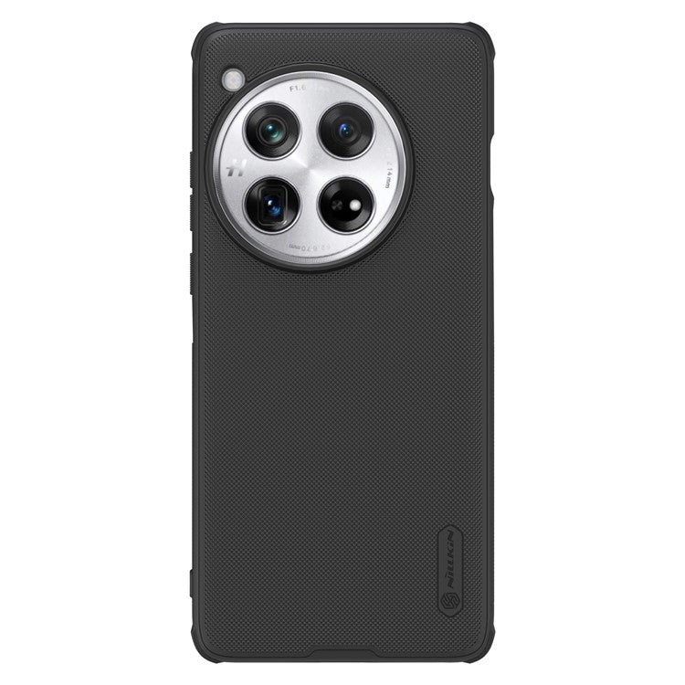 NILLKIN Frosted Shield Pro for OnePlus 12 5G Case Magnetic Phone Cover Wireless Charging - Black