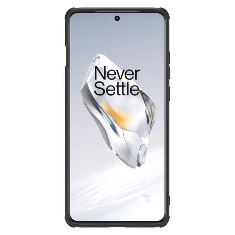 NILLKIN Frosted Shield Pro for OnePlus 12 5G Case Magnetic Phone Cover Wireless Charging - Black