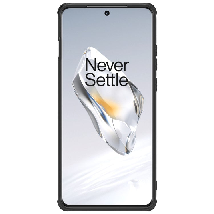 NILLKIN Super Frosted Shield Pro for OnePlus 12 5G Case Protective PC+TPU Phone Cover - Black