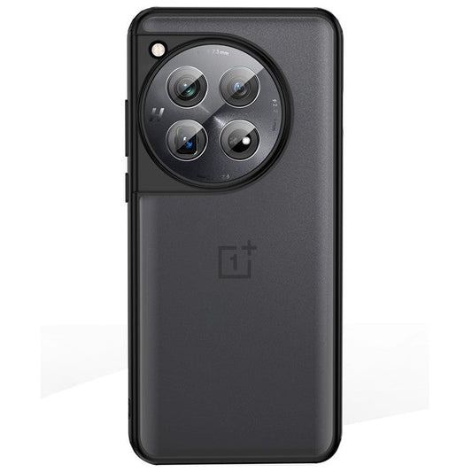 For OnePlus 12 5G Phone Case Reinforced Corners Shockproof Cover - Matte Black