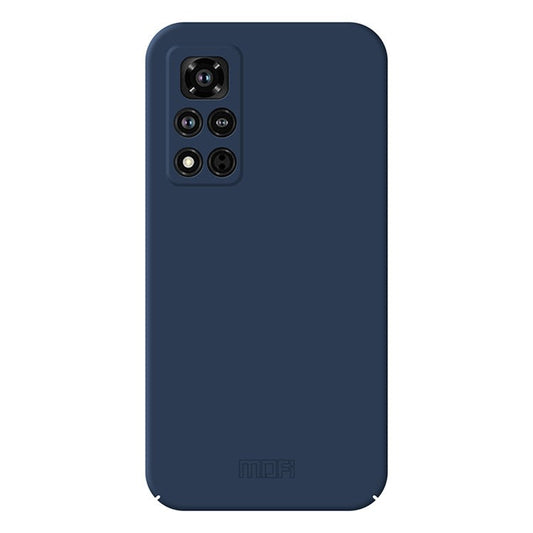 MOFI JK Qin Series For Honor V40 5G Phone Case Skin-Feel Protective Phone Cover - Blue