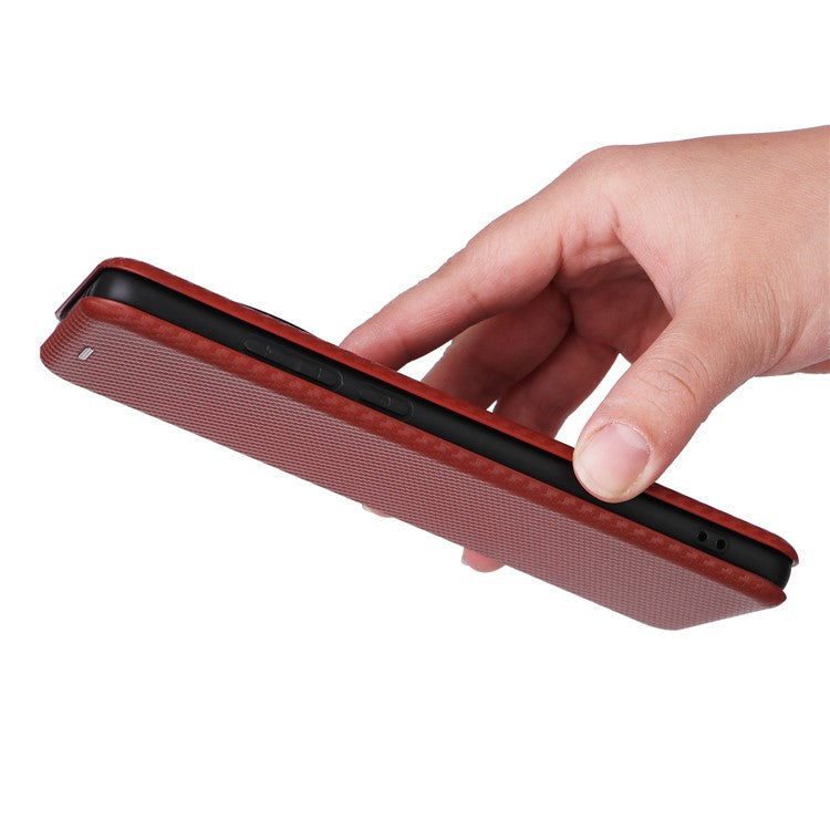 For OnePlus 12 5G Leather Phone Case with Card Slots Stand - Brown
