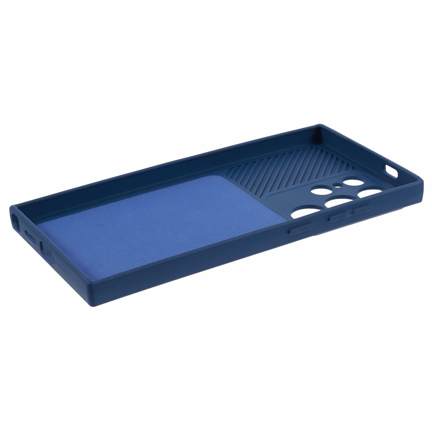 TMT Series for Samsung Galaxy S24 Ultra TPU Case Soft Lining Smart Phone Back Cover - Sapphire