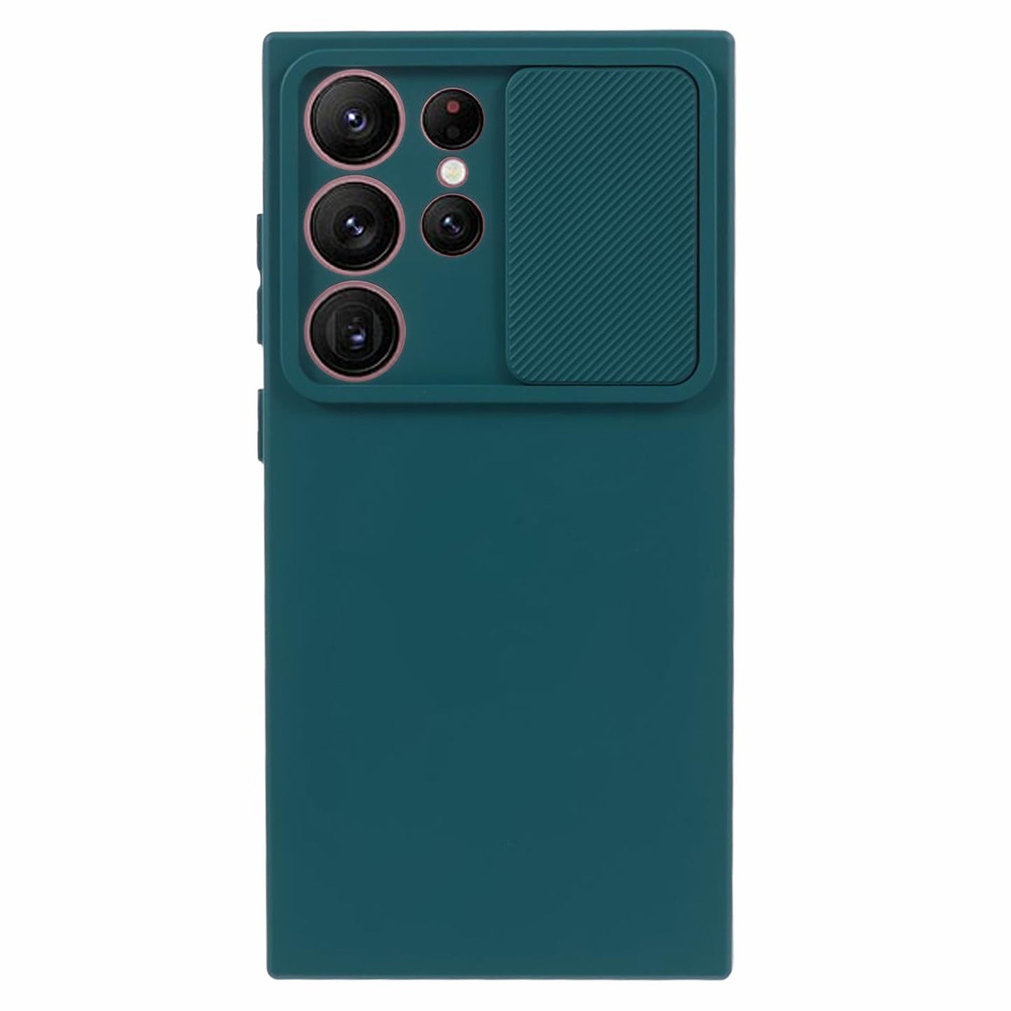 TMT Series for Samsung Galaxy S24 Ultra TPU Case Soft Lining Smart Phone Back Cover - Army Green