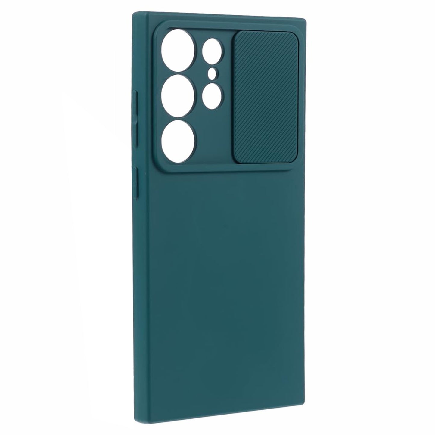 TMT Series for Samsung Galaxy S24 Ultra TPU Case Soft Lining Smart Phone Back Cover - Army Green