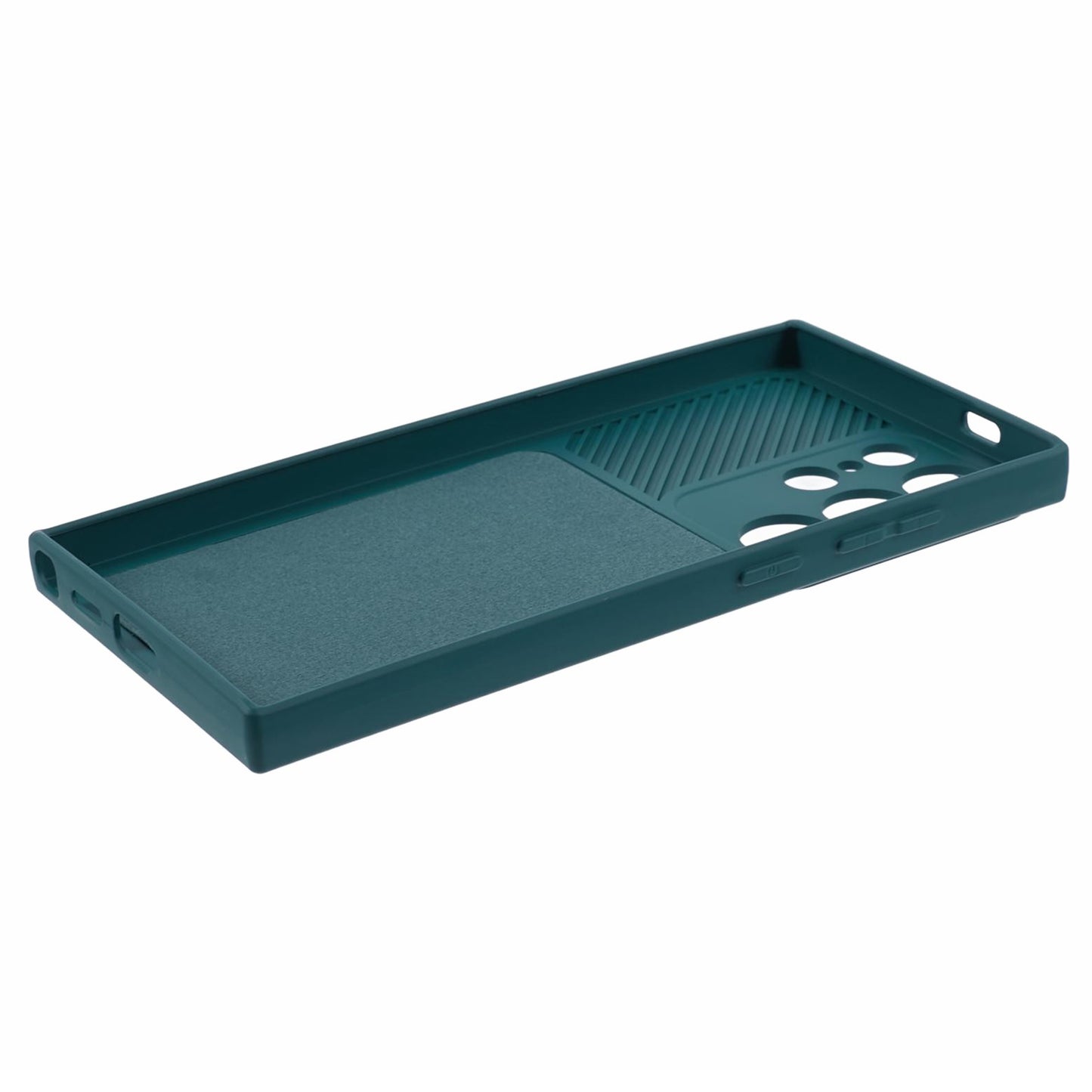 TMT Series for Samsung Galaxy S24 Ultra TPU Case Soft Lining Smart Phone Back Cover - Army Green