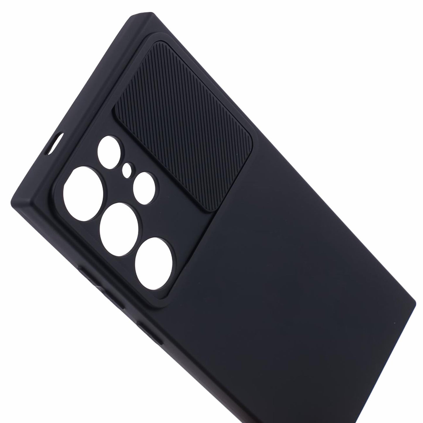 TMT Series for Samsung Galaxy S24 Ultra TPU Case Soft Lining Smart Phone Back Cover - Black