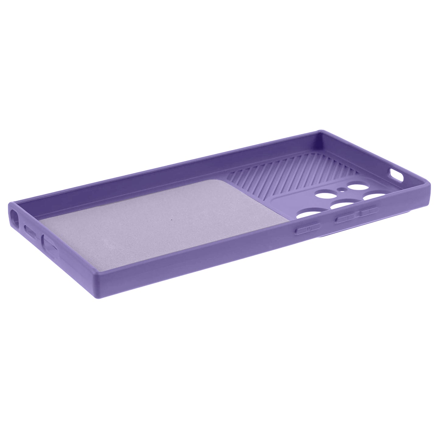 TMT Series for Samsung Galaxy S24 Ultra TPU Case Soft Lining Smart Phone Back Cover - Purple