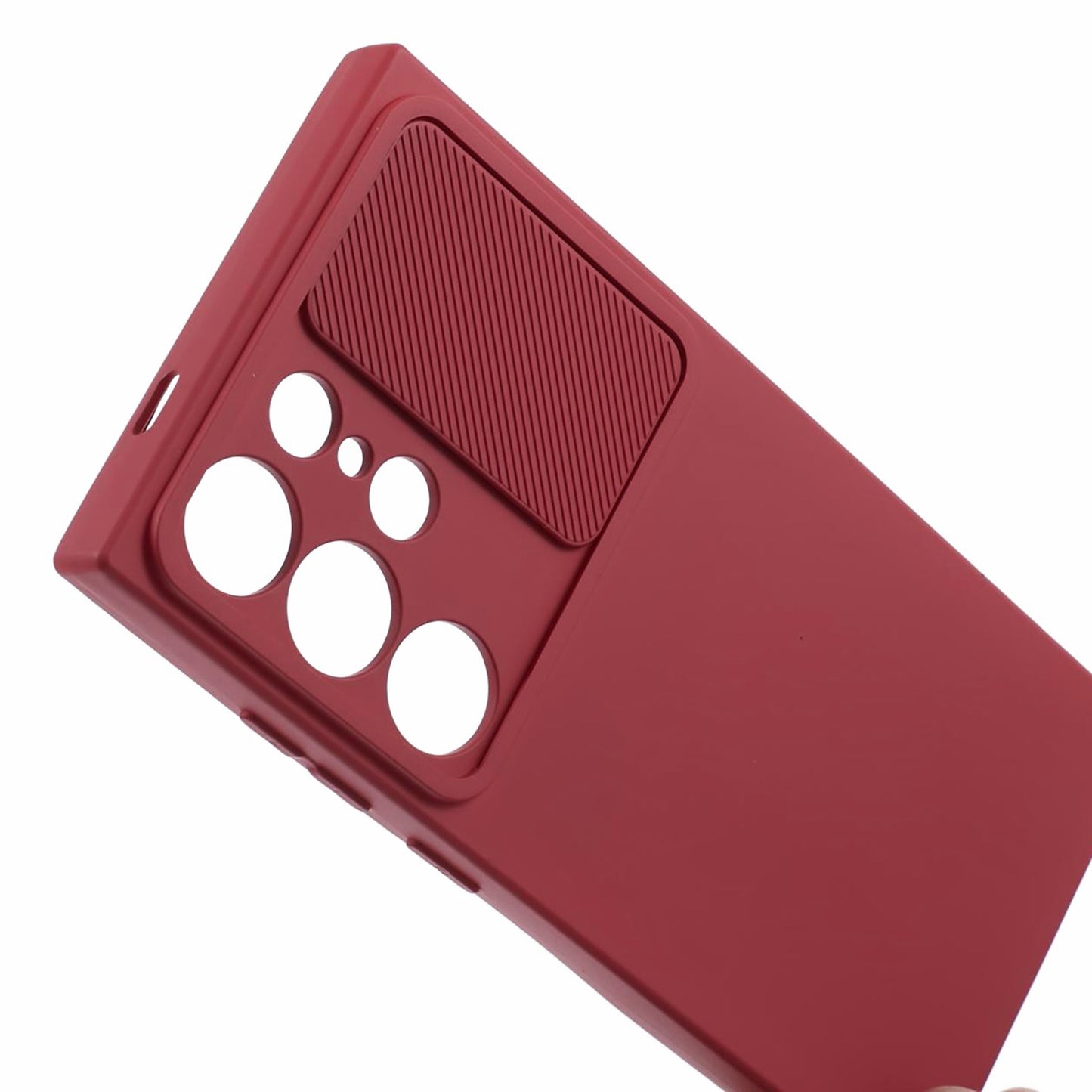 TMT Series for Samsung Galaxy S24 Ultra TPU Case Soft Lining Smart Phone Back Cover - Red