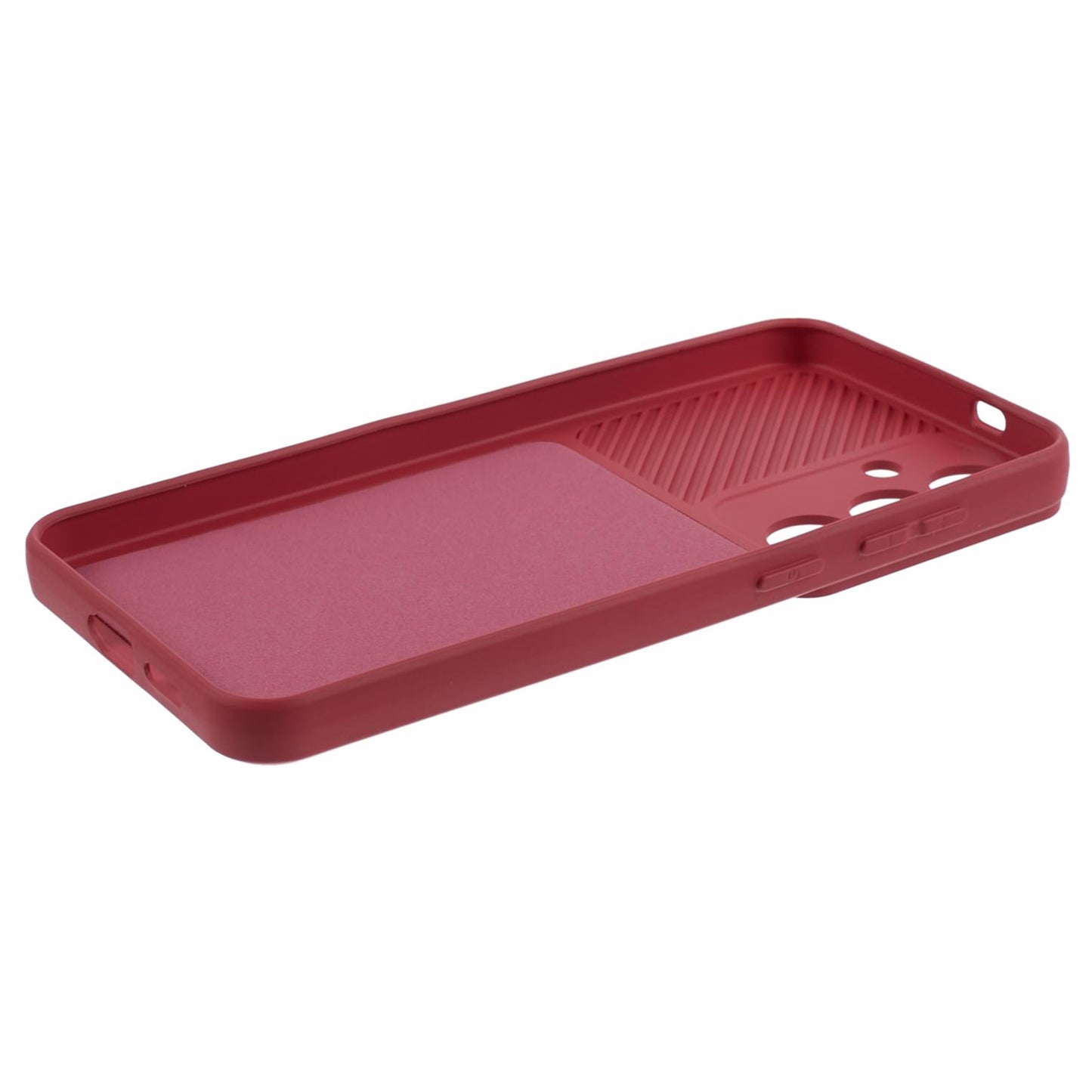 TMT Series for Samsung Galaxy S24 Case Slim-Fit TPU Soft Lining Phone Back Protector - Red